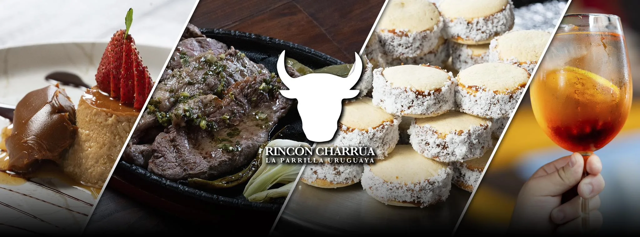 Selección de platillos de Rincón Charrúa